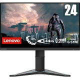 Lenovo G24-27 | 23,8" Full HD Gaming Monitor | 1920x1080 | 144Hz | 350 nits | 1ms Reaktionszeit | HDMI | DisplayPort | AMD Radeon FreeSync | schwarz