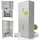 Juskys Aktenschrank 180x80x40 cm grau