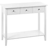 Beliani Galva Konsolentisch 90 x 40 x 75 cm Weiß