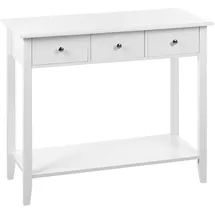 Beliani Galva Konsolentisch 90 x 40 x 75 cm Weiß