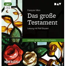 Der Audio Verlag Das große Testament: Lesung mit Rolf Boysen (1 mp3-CD)