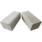 (0,38€/100Stk.) 10000 x Handtuchpapier Papierhandtücher Z-Falz 25x23cm grau