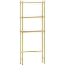 Homcom Toilettenregal-69L x 25,5B x 181H cm-Naturholz | Gr.: onesize