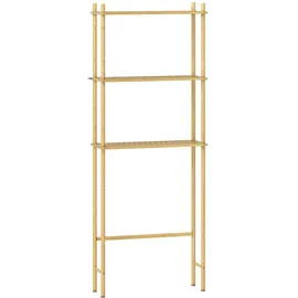 Homcom Toilettenregal-69L x 25,5B x 181H cm-Naturholz | Gr.: onesize