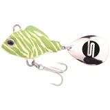 Spro ASP Spinner UV– Searchbait mit original Gamakatsu Haken zum Angeln auf Raubfisch, Spinnangeln, Gewicht:14g, Farbe:Firefly UV