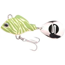 Spro ASP Spinner UV– Searchbait mit original Gamakatsu Haken zum Angeln auf Raubfisch, Spinnangeln, Gewicht:14g, Farbe:Firefly UV