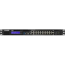 QNAP QGD-1602-C3758-16G 18 ports Netzwerk switch Schwarz,
