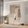 Forte Oak Squere Garderobenschrank 108,4 x 41,7 x 195,9 cm beige