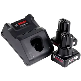 Bosch GSB 12V-35 inkl. 2 x 6,0 Ah + L-Boxx