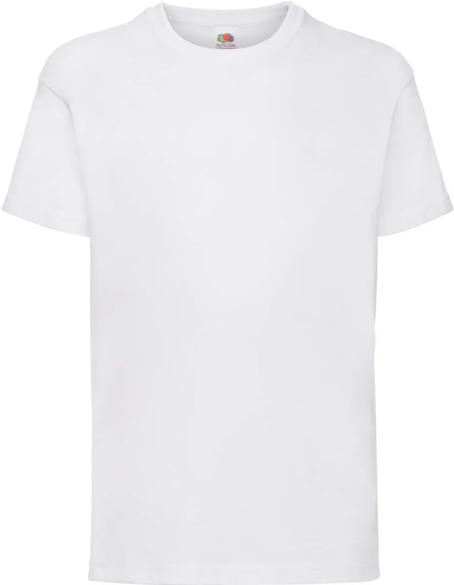Fruit of the Loom Kinder Valueweight T Kids T-Shirt 61-033-0 white 128