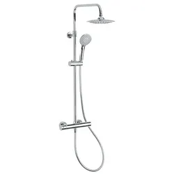 Optima Optima Duschsystem mit Thermostatarmatur Chrom OPTIMASSTK