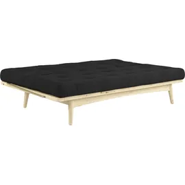 Karup Schlafsofa 2-Sitzer Polyester braun
