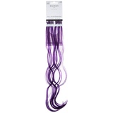 Balmain Fill-In Extensions Fiber Hair Straight Fantasy Kunsthaar 10 Stück Dark Purple 45 Cm Länge