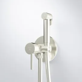 Steinberg Serie 100 Einhebelmischer mit Bidetbrause Brushed Nickel 1001350BN