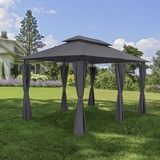 Garden Pleasure Pavillon MOLDAU rechteckig, anthrazit