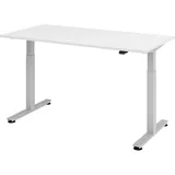 Hammerbacher Schreibtisch VXMST16/W/S weiß