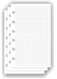 Ersatzeinlage A7 kariert BIND 5713 50BL Papier