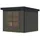 Karibu Gartenhaus Hollywood XL 2,00 x 2,00 m Grau