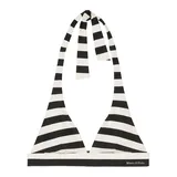 Marc O'Polo Triangel-Bikini-Top Damen Schwarz/Weiß XS