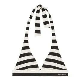 Marc O'Polo Triangel-Bikini-Top Damen Schwarz/Weiß XS