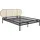 [en.casa] Metallbett Linköping 160 x 200 cm mit ovalem Kopfteil
