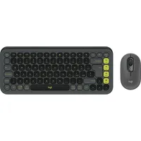 Logitech POP Icon Combo, Graphite & Green, Logi Bolt,