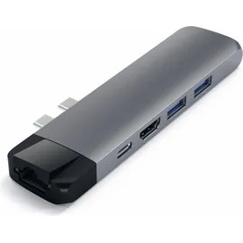 Satechi USB-C Pro Hub Multi-Port Adapter 4K HDMI & Ethernet Space Grau