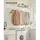 Songmics Wandgarderobe weiß Metall 170,0 x 7,0 cm