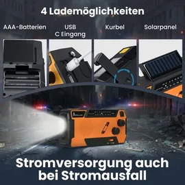 Extralink Kurbelradio orange