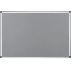 Bi-Office Pinnwand Feuerhemmend 180,0 x 120,0 cm Textil grau