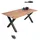 ab:stil.art.moebel Esszimmertisch 200 x 77 x 100 cm beige/schwarz