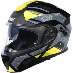 SMK Gullwing Navigator Klapphelm, grau-gelb, Größe S