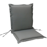 Indoba indoba® Sitzauflage Niederlehner Premium 95°C vollwaschbar Grau 100x50 cm
