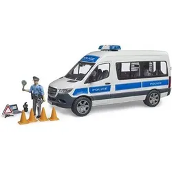 BRUDER 02683 MB Sprinter Polizei Einsatzfahrzeug mit Light & Sound Modul