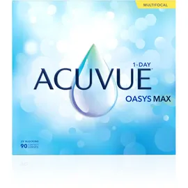 Acuvue Johnson – Johnson Acuvue Oasys Max 1-Day Multifocal (90er Packung) Tageslinsen -7.75 dpt, Addition Medium (1.50-1.75) – BC 8.4) mit UV-Schutz
