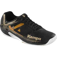Kempa Wing 2.0 Handballschuhe schwarz/weiß/gold 45