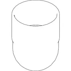 hansgrohe Becher Logo 40935000 einzeln, Kunststoff