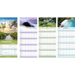 ALPHA Familienkalender Traumziele 160332 45x19,5cm