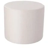 jan kurtz Pouf Rondo Polyester 50 x 42 x 50 cm Beige