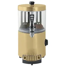 Sirchoco Schokoladendispenser 3L heiße Schokolade Kakaodispenser Punsch gold