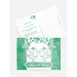 Save-the-Date Karten selbst gestalten mit Spruch und Fotos im Onlinedesigner bei Meine-Kartenmanufaktur.de
