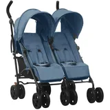 vidaXL Geschwisterwagen marineblau 10238