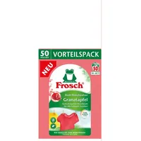 1x3300g Frosch Bunt - Waschpulver Granatapfel 50WL | Bio-Qualität & vegan