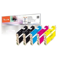 Peach Spar Pack Plus Tintenpatronen kompatibel zu Epson T0611, T0615, C13T06154010 für z.B. Epson Stylus D 68, Epson Stylus D 68 PE, Epson Stylus D 88, Epson Stylus D 88 PE