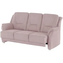 meinSofa Couch Mikrofaser 3-Sitzer Rosa/Pink