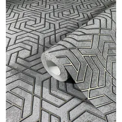 marburg Vliestapete »City Glam«, 3D, Grafisch, grau