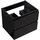 Badplaats Waschbeckenunterschrank Angela 60cm - Mat Schwarz - Unterschrank