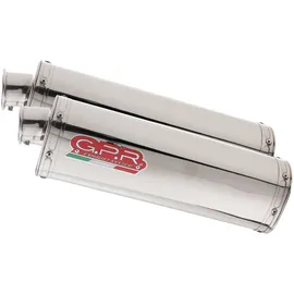 Gpr Doppelendrohr zugelassen mit Verbindungsstück für Yamaha TDM 850 1991/01