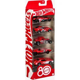 Hot Wheels Mattel 80th Anniversary 5-Pack
