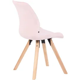 CLP 2er Set Stuhl Luna pink/Samt
